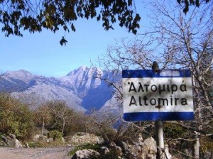 Altomira village in the Taygetos mountains