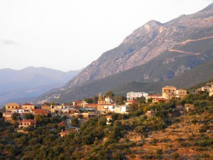 Hillside village of Megali Mantineia